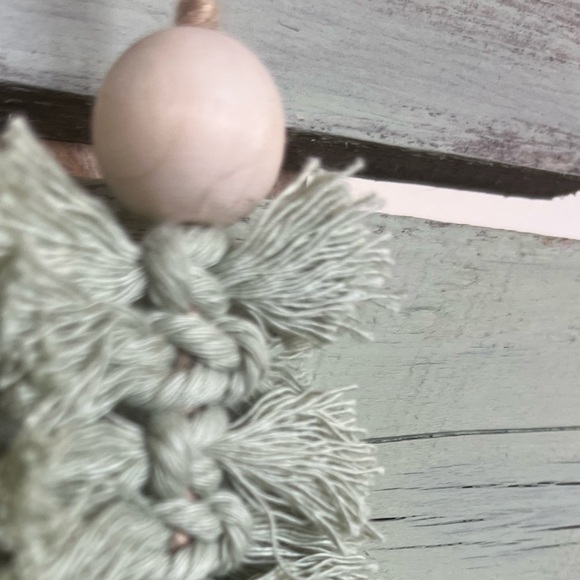 Christmas Tree Ornament // Hand Made Macrame - Picture 2 of 3